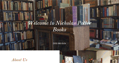 Desktop Screenshot of nicholaspotterbooks.com